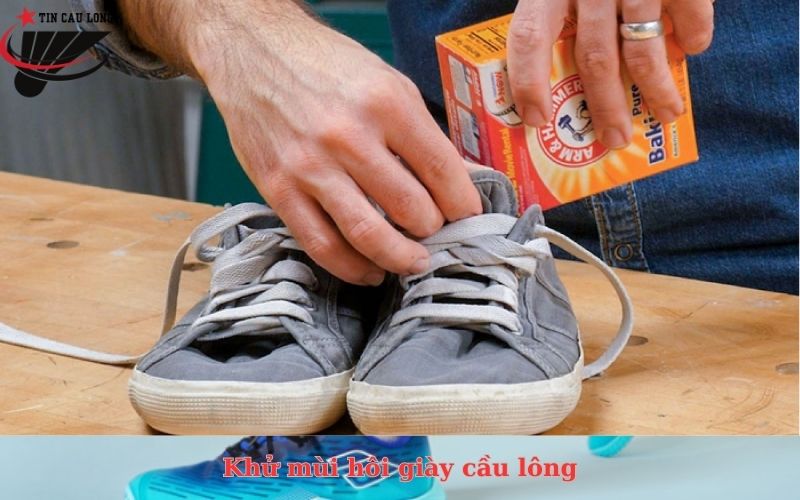 Khử mùi hôi giày cầu lông