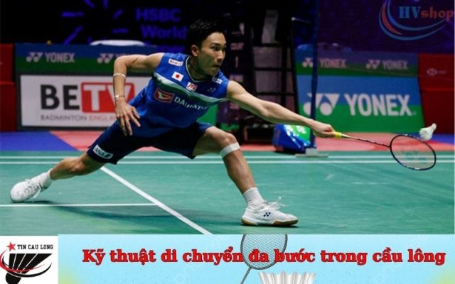 Kỹ thuật di chuyển đa bước trong cầu lông (1)