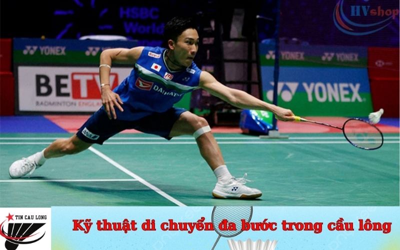 Kỹ thuật di chuyển đa bước trong cầu lông (1)